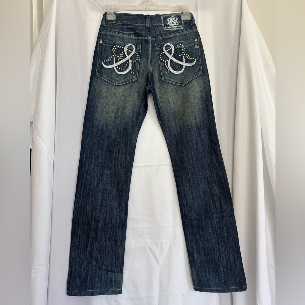 Rock & Republic Blue Wash Relaxed Jeans